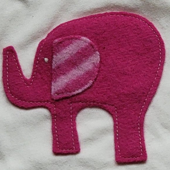 CATE & LEVI Organic Onesie - Baby - Made in Canada NEW NWT 6-12mo Elephant - Picture 2 of 4